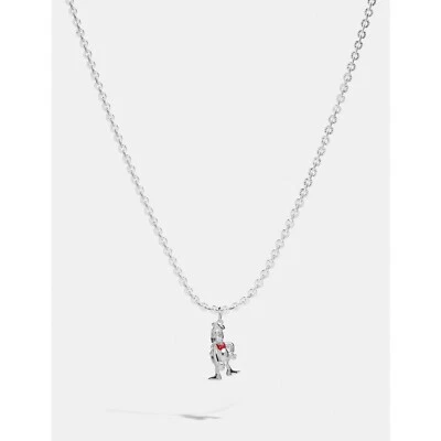 Collar Coach Disney X Coach Pato Donald Colgante Tono Plata 89801 PACK SELLADO Foto 1 de 4