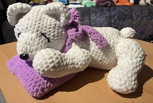 Schlafender Eisbär 38 Cm - Bild 1 von 1