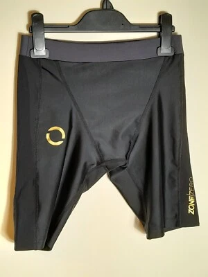Zone0  Women's Compression Black Shorts For Running Cycling Active Wear Size M - Image 1 of 4