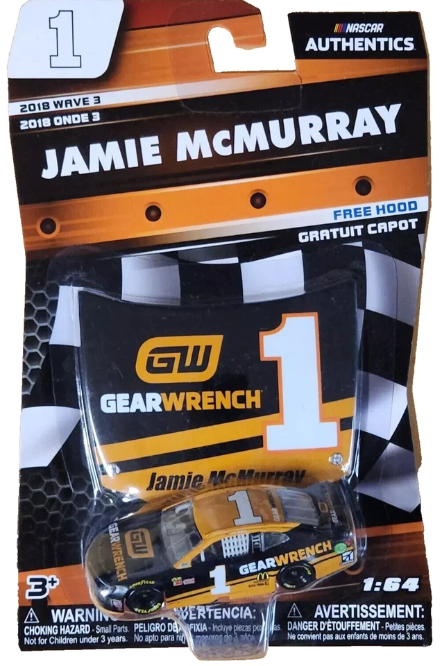 Llave de cambios Authentics Wave 3 Jamie McMurray 2018 paquete 1/64 ¡envío gratuito! Foto 1 de 1