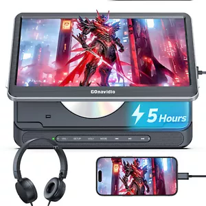 12" Full HD Screen Car Headrest Monitor TV DVD Media Player With Headset USB AV - Picture 1 of 14