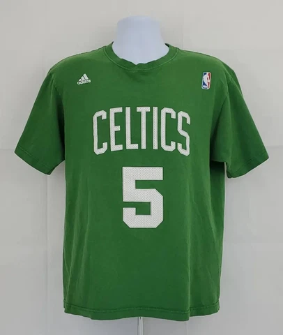 Adidas Kevin Garnett Shirt Mens Medium Boston Celtics #5 KG Big Ticket Adult A53 Cover