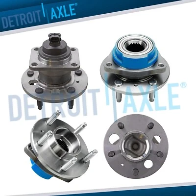 Front Rear Wheel Bearings Hubs for 2003 - 2005 Chevrolet Venture Pontiac Montana - Image 1 of 4