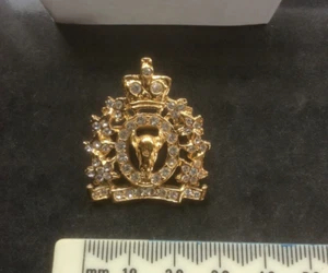 RCMP Royal Canadian Mounted Police Badge Brooch New - Picture 1 of 3