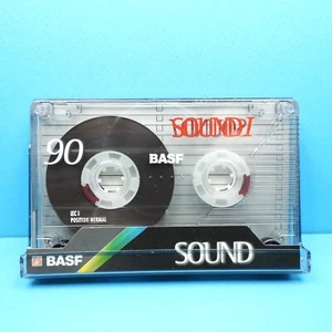 🍒 1x BASF Sound I 90 * IEC I Type 1 * Tape Cassette Kassette кассета * 2000 🔝 - Bild 1 von 3