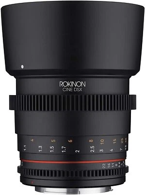 Rokinon 85mm T1.5 Cine DSX High Speed Full Frame Lens for Canon RF (DSX85-RF) - Image 1 of 4