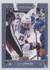 2017-18 Upper Deck Compendium Blue Mika Zibanejad #176
