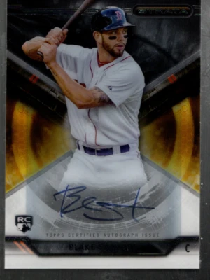 A6220- 2015 Topps Strata Autographs #SABS Blake Swihart Auto - NM-MT - Image 1 of 2