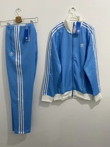 Adidas Originals Beckenbauer Tracksuit Semi Blue Burst White Size 2XL - Picture 1 of 12