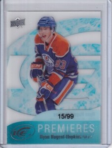  2011-12 Upper Deck Ice #100 Ryan Nugent-Hopkins RC 15/99 - Edmonton Oilers