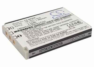 Batería de iones de litio Cameron Sino 3,7 V 600 mAh para Benq DC E53, MAGINON Slimline X50 Foto 1 de 4