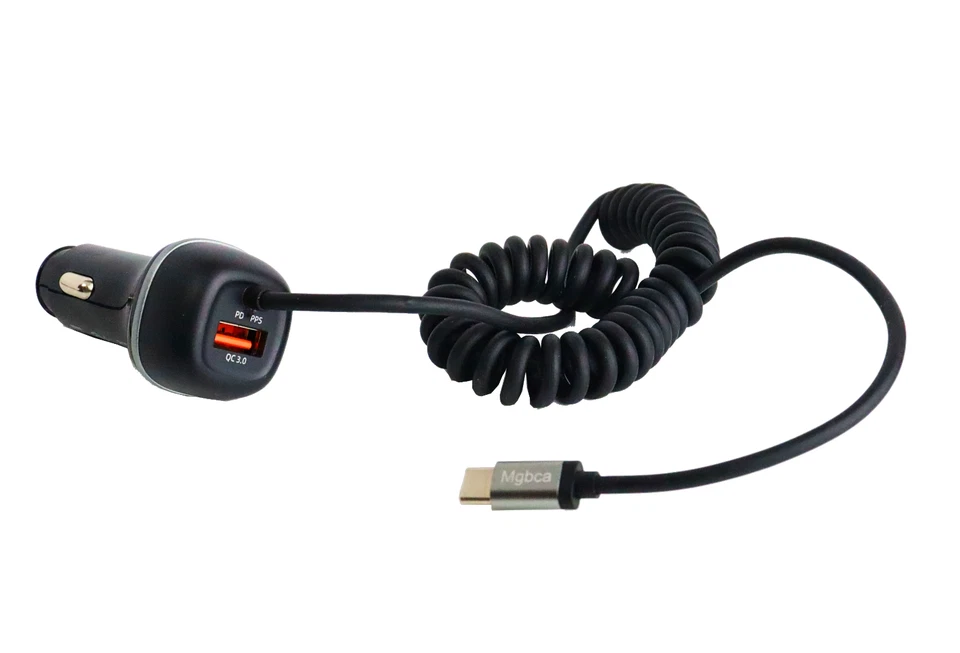 Mgbca Sonic Type-C 车载充电器,快速 51 瓦,Usb 适用于 Moto Edge+ 2024/2023/2022 — 第 1/4 张图片