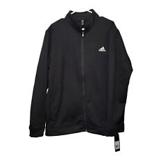 Adidas golf black long sleeve fleece jacket men's extra large