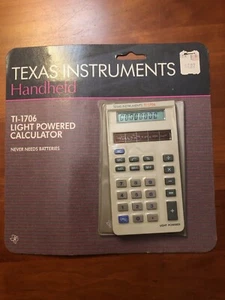 Texas Instruments Handheld Light Powered Calculator TI-1706 New - RARE! - Picture 1 of 5