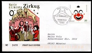 Clown. Europa-CEPT. FDC(1)-Brief. Berlin. BRD 2002 - Bild 1 von 1