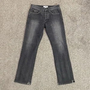 Pantalones de mezclilla Armani Exchange para hombre 28x32 R gris pierna recta AX botón mosca grunge rock - Imagen 1 de 9