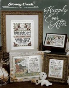 Patrón de punto de cruz HAPPILY EVER AFTER ~ Anuncios de boda y aniversario - Imagen 1 de 2
