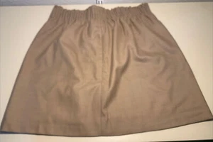 J. Crew Factory Women's Tan Paperbag Wool Blend Mini Skirt Size 8 - Picture 1 of 5