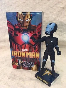 Tampa Bay Rays Marvel Super Heroes Night (8/5/17) Iron Man Bobble head NIB - Picture 1 of 8