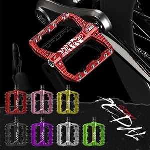 ENLEE Bicicletta Lega di Alluminio Antiscivolo Pezzo Unico Sigillato Cuscinetto Pedali 9/16inch - Foto 1 di 15