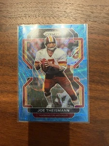 Panini Prizm 2021 - Joe Theismann #217 Blue Wave Prizm/199 - Imagen 1 de 2