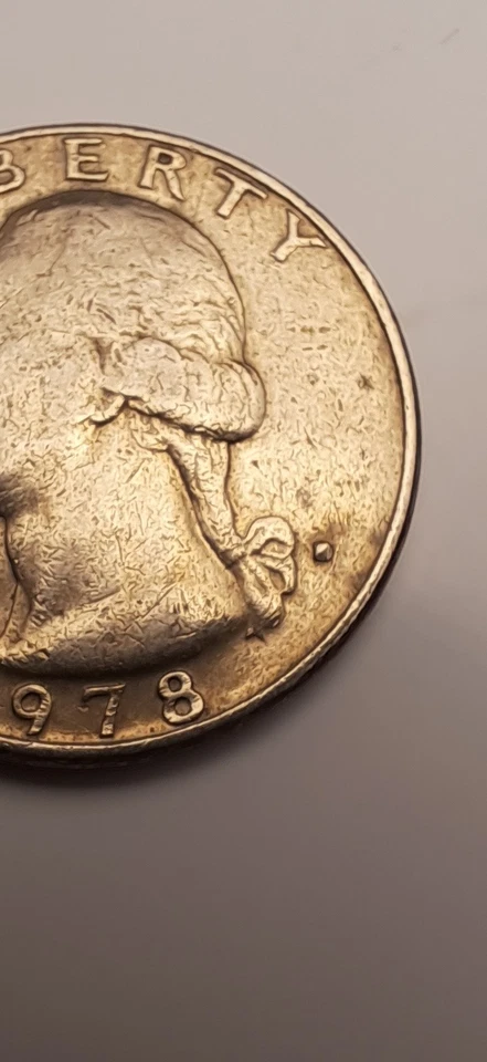 1978 Quarter- Filled In Blotted Mint Mark! Free Shipping! - Image 1 of 4