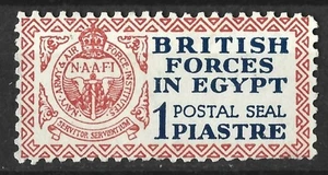 EGIPTO / FUERZAS BRITÁNICAS 1932-33 1pi SELLO POSTAL COMO NUEVO - Imagen 1 de 2