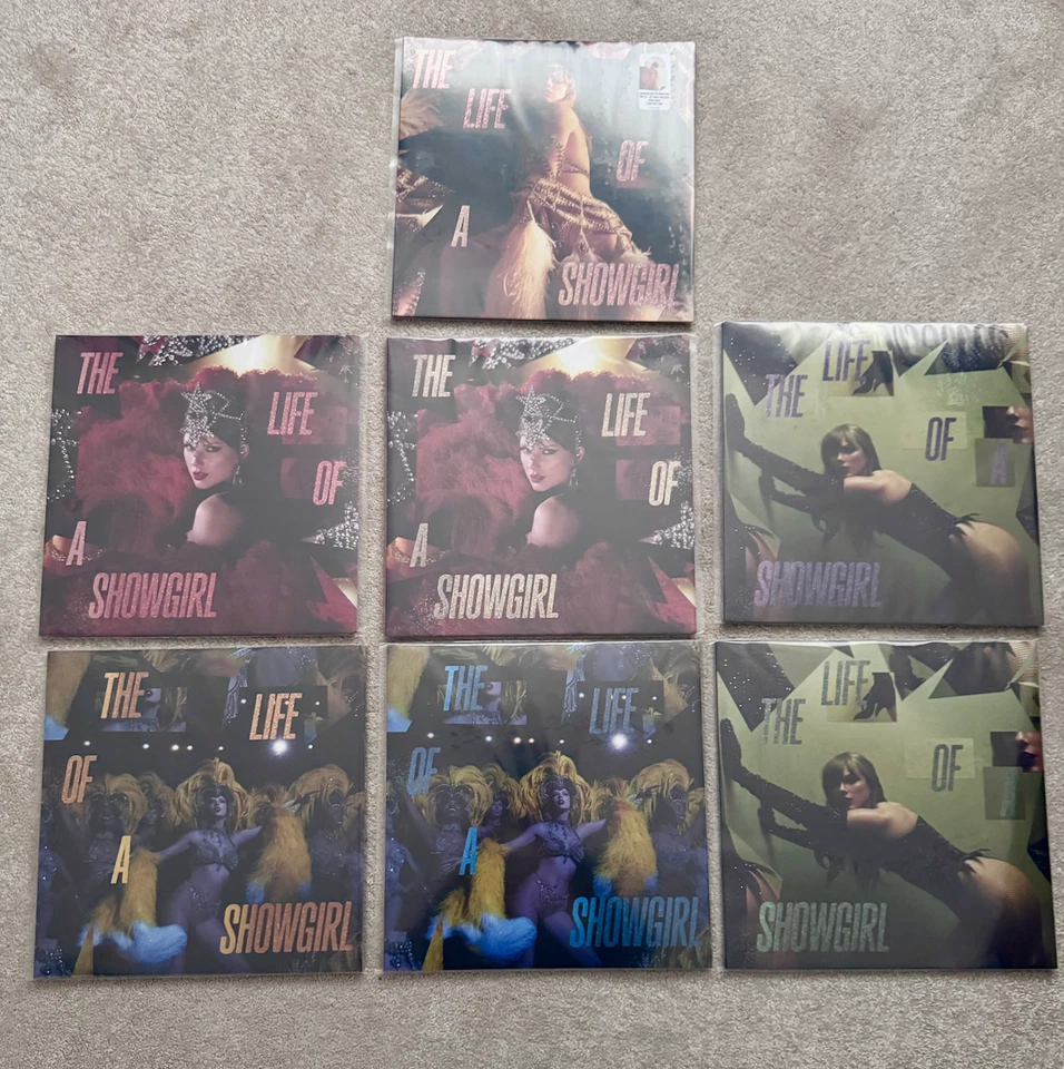 Taylor Swift - The Life of A Showgirl - All 7 x Limited Edition Vinyl Variants - Image 1 of 1