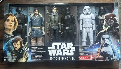 STAR WARS ROGUE ONE 2016 EXCLUSIVE SET OF 6 12" INCH COLLECTIBLE FIGURES - Image 1 of 4