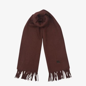 Vintage Burberry Schal Muffler Wolle Kaschmir Fransen Winter Weihnachten Schals - Bild 1 von 5