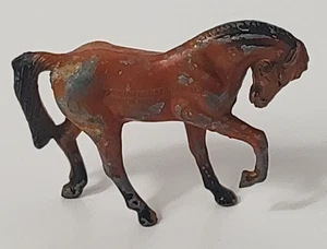 Vintage Durham Industries Horse figure Prancing paint Cast Metal Hong Kong 1976 - Picture 1 of 7