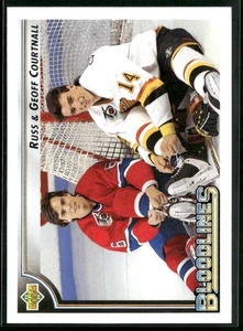 1992-93 Upper Deck #39 Russ Courtnall / Geoff Courtnall - Imagen 1 de 2