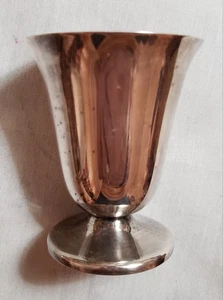 Homan EP-NS 014 Silver Plated Miniature Cordial Cup 4" Tall Base Round 2.5" Dia - Picture 1 of 5