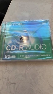 8 TDK CD-R Audio Recordable Blank CDR 80 Mins - NEW & SEALED - Afbeelding 1 van 8