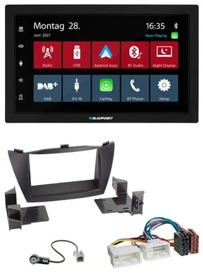 Blaupunkt MP3 Bluetooth DAB 2DIN USB Autoradio für Hyundai Tucson 2010-2015 - Bild 1 von 4
