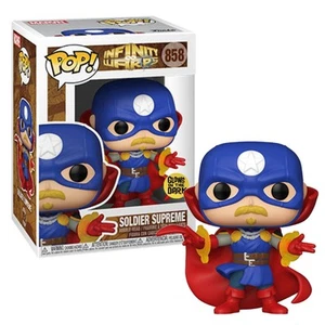 Marvel Infinity Warps Soldier Supreme Glow in the Dark Pop! Vinyl 858 - Picture 1 of 1