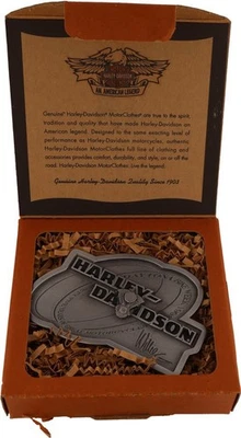 Harley Davidson Daytona Bicicleta Semana Motociclista Willie G Nos De Colección Hebilla de Cinturón Foto 1 de 4