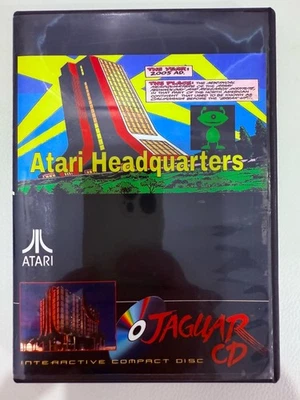 Cuartel general de Atari para CD Atari Jaguar extremadamente raro Foto 1 de 3