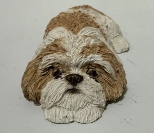 Vintage Sandicast Lil Snoozers Windel schwarz weiß Shih Tzu Hund Figur - Bild 1 von 6