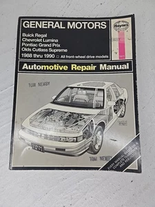 Haynes Repair Manual 1671 General Motors: Buick Chevrolet Olds Pontiac 1988-1990 - Picture 1 of 7