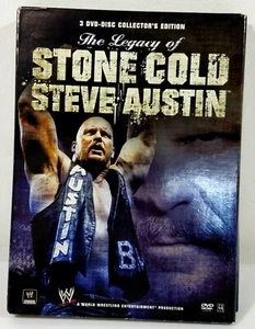WWE Stone Cold Steve Austins Life Legacy DVD 3-Disc Set Pro Wrestling - Picture 1 of 12
