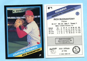 1988 CMC Minor League - Louisville Redbirds  -Rich Buonantony-  Box 193