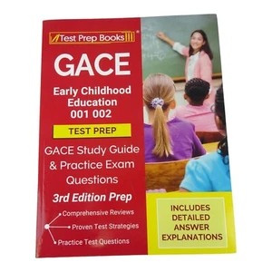 Test Prep Books Gace Early Childhood Education 001 002 3rd Edition Prep New - Picture 1 of 4