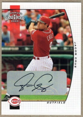 JACOB CRUZ - 2005 DONRUSS TEAM HEROES AUTOGRAPH - Image 1 of 2