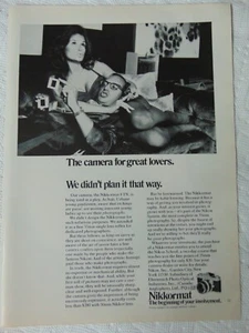 Macchina fotografica Nikkormat FTN 35mm 1972 per grandi amanti pubblicità stampa artistica vintage - Foto 1 di 1