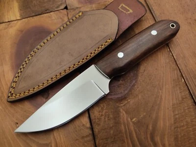 Custom Handmade 12c27 Steel Survival Camping Skinner Fixed Blade Hunting Knife - Image 1 of 4