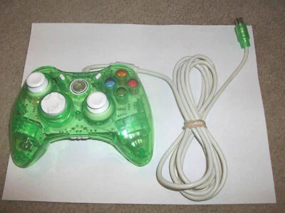 Rock Candy PL-3760 Wired Controller for Xbox 360 Green  - Image 1 of 3