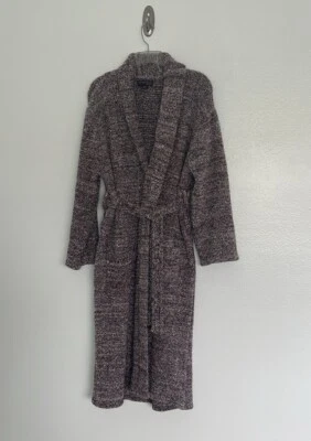 Barefoot Dreams CozyChic Robe Size 2 Heathered Purple Large - Image 1 of 4