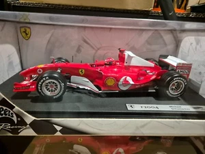 Hot Wheels 1.18 Ferrari F1 GP Michael Schumacher F2004 race car B6200 - Picture 1 of 2