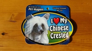 Scandical I Love My Dog laminierter Auto Haustier Magnet 4" x 6" chinesischer Wappen - Bild 1 von 1